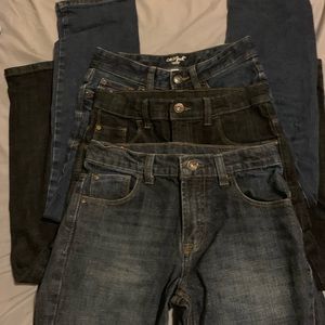 Lot of 3 jeans size 10 boys